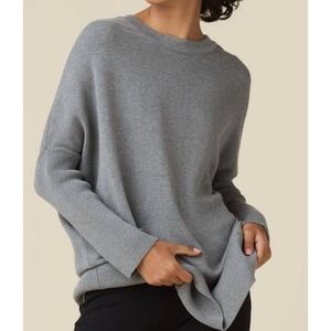 Vetta Capsule Gray Oversize Cardigan Sweater Women’s Size Medium
